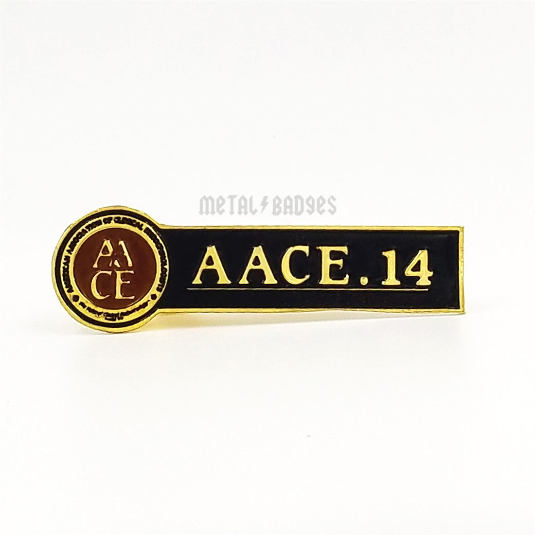 AACE Conference Name Badge - Enamel Colour finish, Name Badges by Metal Badges