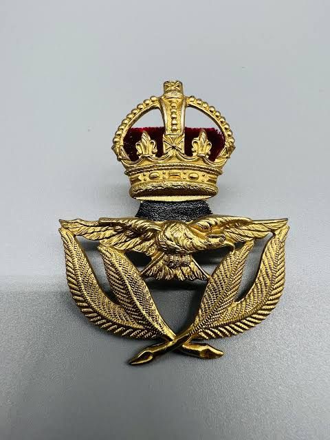 Indian Air Force Badge - Design 20 - Polished Gold finish, Defence by Metal Badges