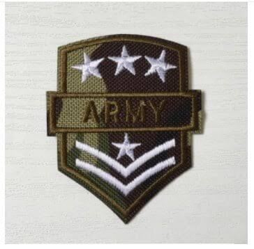 Indian Army Badge - Design 39 - Polished Gold finish Defence | Metal Badges