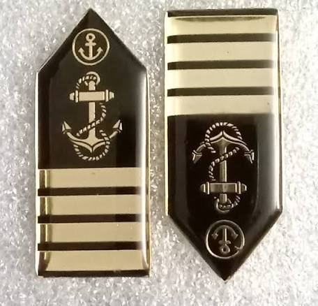 Indian Navy Badge - Design 43 - Polished Gold finish Defence | Metal Badges