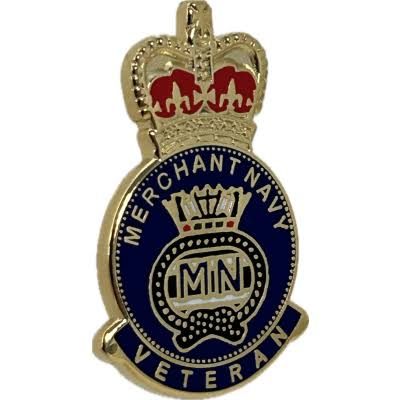 Indian Navy Badge - Design 50 - Polished Gold finish, Defence by Metal Badges