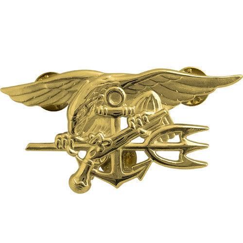 Indian Navy Badge - Design 53 - Polished Gold finish Defence | Metal Badges