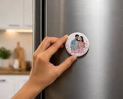 Custom Fridge Magnet - Design 01 - Enamel Colour finish Fridge Magnets | Metal Badges