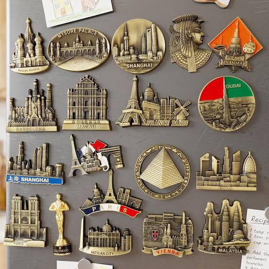 Custom Fridge Magnet - Design 07 - Enamel Colour finish Fridge Magnets | Metal Badges