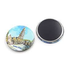 Custom Fridge Magnet - Design 09 - Enamel Colour finish Fridge Magnets | Metal Badges