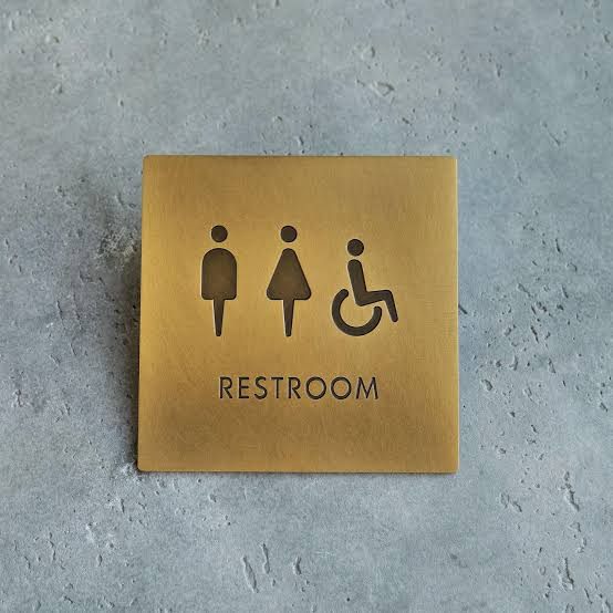 Building & Room Signboard - Design 13 - Brushed Steel finish, Hospitality by Metal Badges