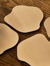 Custom Metal Coaster - Design 35 - Brushed Steel finish Hospitality | Metal Badges