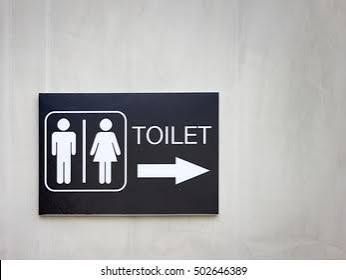 Metal Toilet Sign - Design 98 - Brushed Steel finish, Hospitality by Metal Badges