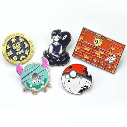 Cartoon Metal Badge - Design 03 - Enamel Colour finish Kids | Metal Badges