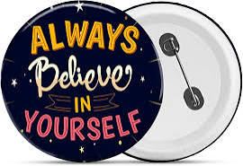 Positive Message Badge - Design 34 - Enamel Colour finish Kids | Metal Badges