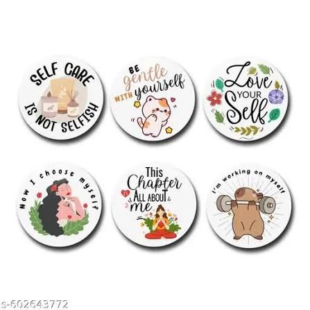 Positive Message Badge - Design 36 - Enamel Colour finish Kids | Metal Badges