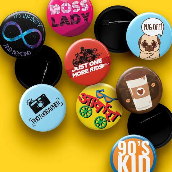 Positive Message Badge - Design 42 - Enamel Colour finish, Kids by Metal Badges
