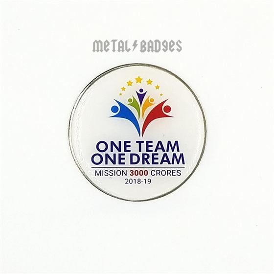 One Team One Dream Button Badge view 3
