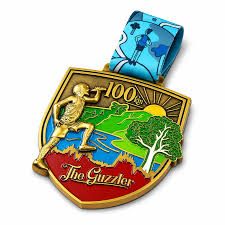 Marathon Finisher Medal - Design 06 - Antique Gold finish, Sports by Metal Badges