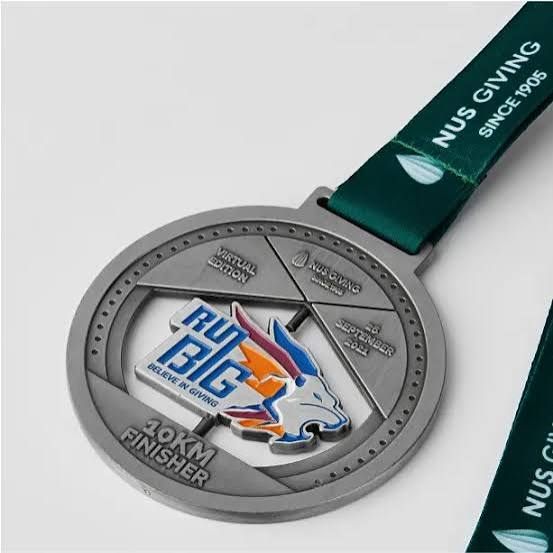 Marathon Finisher Medal - Design 08 - Antique Gold finish, Sports by Metal Badges