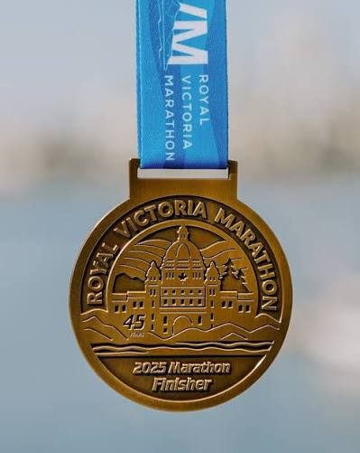 Marathon Finisher Medal - Design 12 - Antique Gold finish, Sports by Metal Badges