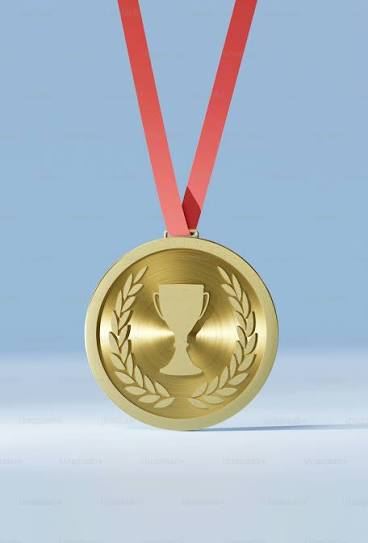 Medal & Medallion - Design 24 - Antique Gold finish Sports | Metal Badges