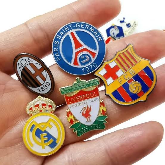 Team Badge - Design 46 - Antique Gold finish, Sports by Metal Badges