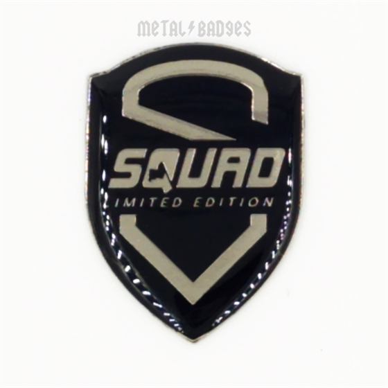 Squad Shield Badge - Enamel Colour finish Die Struck Metal Badges | Metal Badges