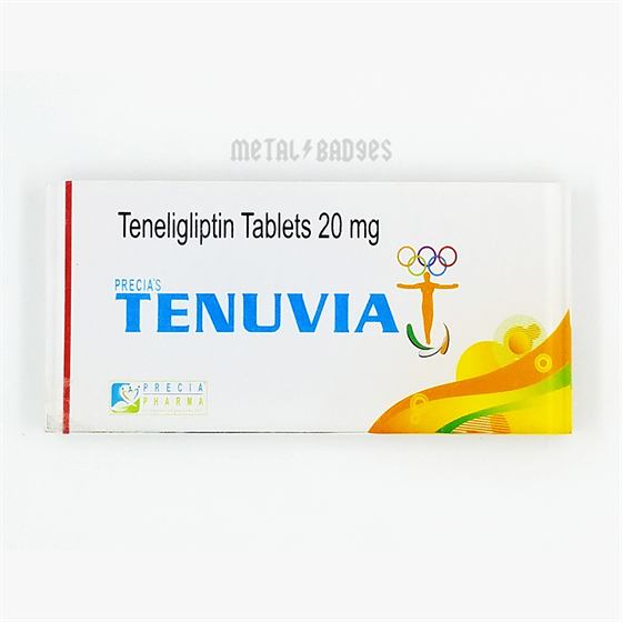 Tenuvia Crystal Paperweight - Crystal Clear finish Acrylic Paperweights & Gifts | Metal Badges